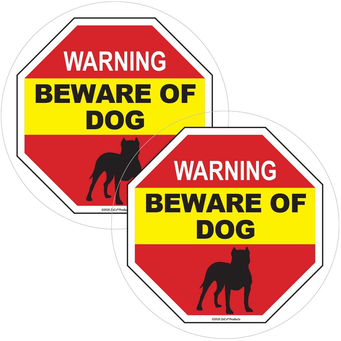 BEWARE OF DOG・PLEASE CURB YOUR DOG サイン2枚 BEWARE OF DOG・PLEASE CURB YOUR DOG サイン2枚 BEWARE OF DOG